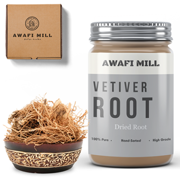 Awafi Mill Vetiver Root Khus Vetiveria Zizanoides 100gm